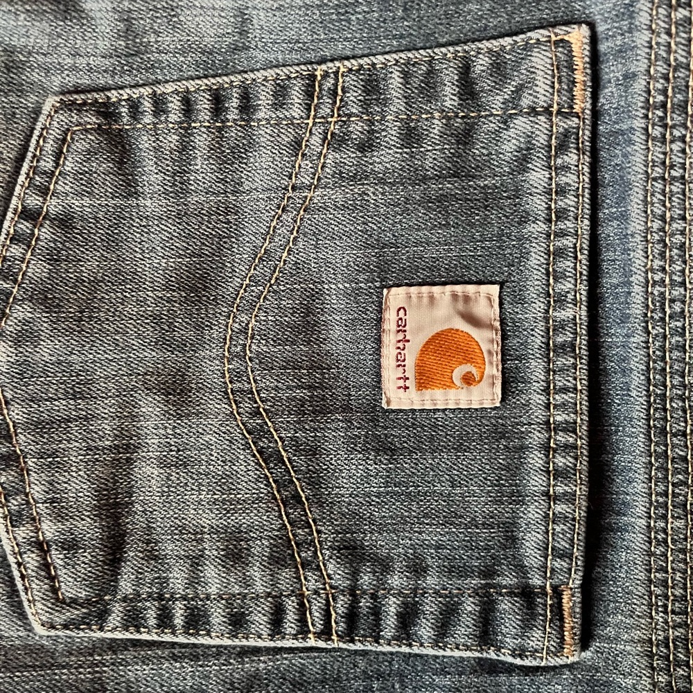 Carhartt Relaxed Fit Denim capris - Classic Blue